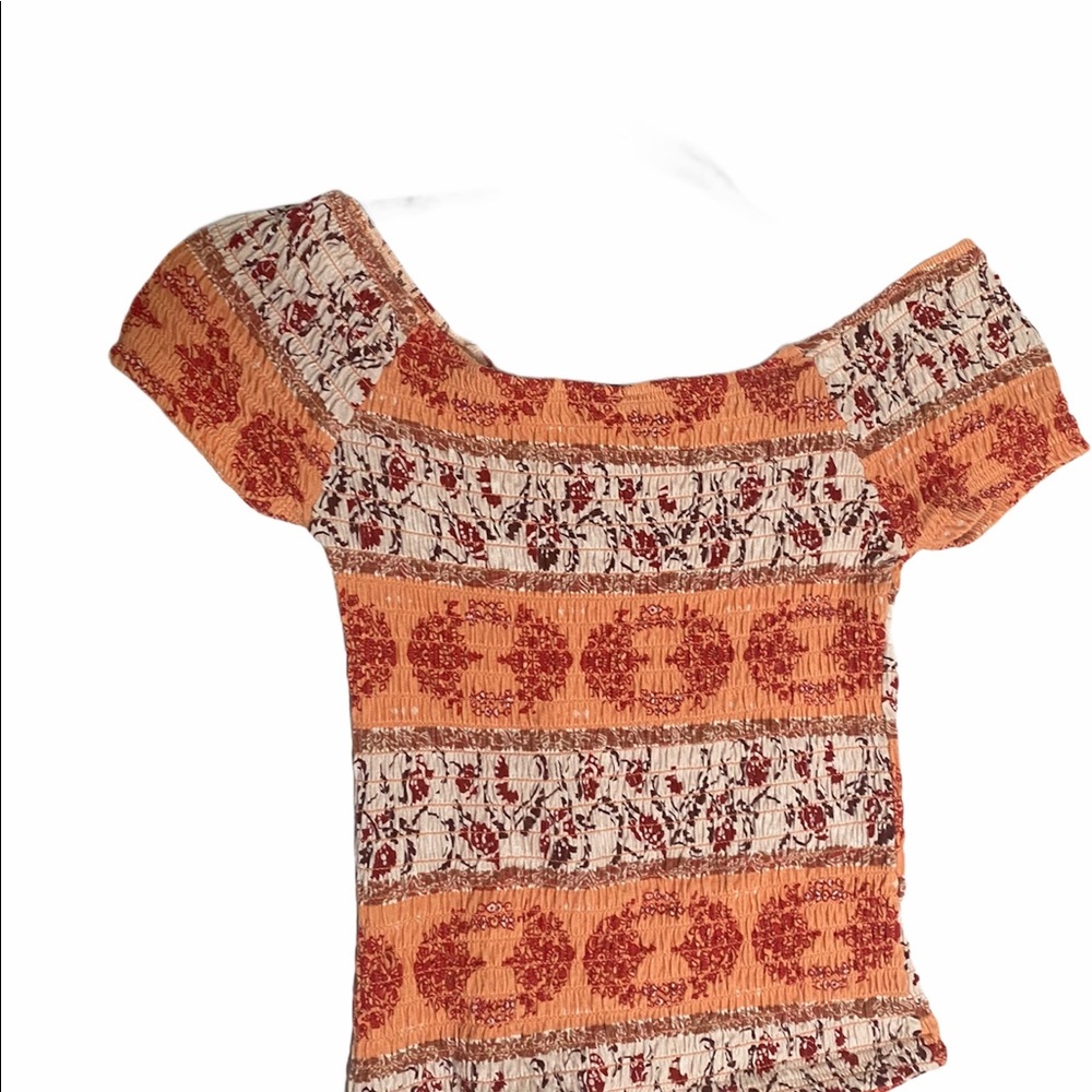 AMERICAN RAG BOHO OFF THE SHOULDER BLOUSE - Picture 2 of 2